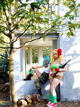 (COSHOLIC 8) [mariposa luz de la luna(蝶月真綾)] ロマンティック(Dragonball - Lunch, Bulma)_162