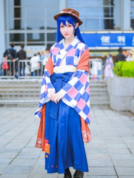 《Love Live!》大正浪漫和服未觉醒绘海组 C O S P L A Y_赏花时咫素。 (11)