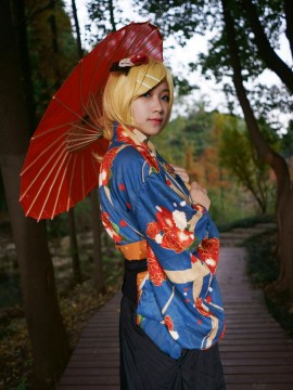 《Love Live!》绘果鸟大正浪漫和服未觉醒 C O S P L A Y_大正和服未觉醒 (8)