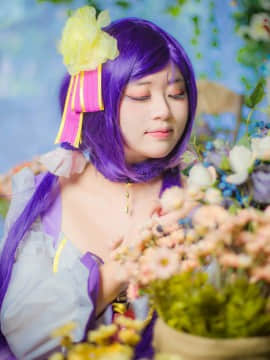《Love Live! 》东条希鲜花觉醒 C O S P L A Y_花束希觉醒 (5)