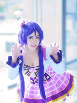 《Love Live! 》东条希鲜花觉醒 C O S P L A Y_武汉ap漫展返图东条希花束觉醒 (3)