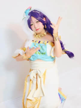 《Love Live!》东条希舞娘未觉醒 C O S P L A Y_“是谁从你来到我身边，是那圆圆的明月，明月。” (10)