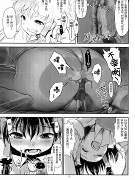 [臭鼬娘漢化組] (C86) [106m (エビゾメ)] 霊夢の括約筋で魔理沙が危ない (お前らが大きくなあれ! 東方巨人化合同誌) (東方Project)_SGTG_002_09v2