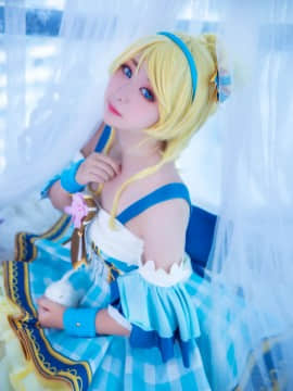 《lovelive！》绚濑绘里花束觉醒 C O S P L A Y_拍片前一周胳膊被晒伤了 (8)