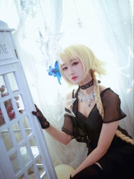 《Fate Grand Order》贞德黑色晚礼服 C O S P L A Y_2周年礼服 贞德 (2)