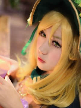 《LoveLive!Sunshine!!》小原鞠莉仙女 C O S P L A Y_试着上我的钩吧-职业觉醒小原鞠莉 (3)