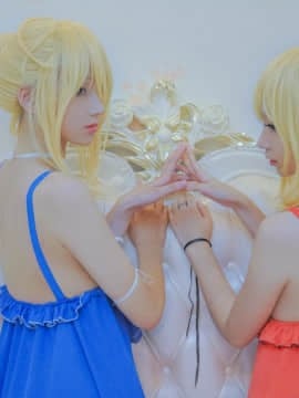 《Fate Extella》 阿尔托莉雅X尼禄睡服特典 C O S P L A Y_0006