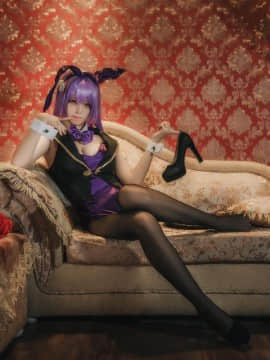 《约会大作战》诱宵美九兔女郎 C O S P L A Y_0006