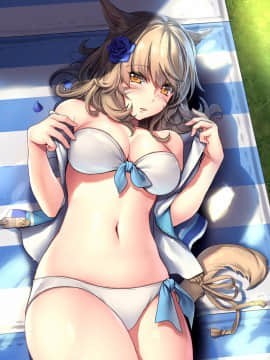 [らいおんおいる (或真じき)] みこってみずぎぼん!! (ファイナルファンタジーXIV) [中国翻訳] [DL版]_011
