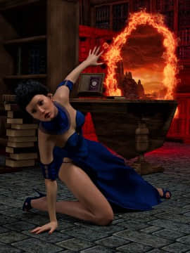 [Hibbli3D] Sorceress Lori - Beyond Death + Sold To Demons_C003