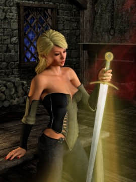 [Hibbli3D] Knight Elayne - The Old Chapel + Treacherous Illusions_C006