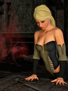 [Hibbli3D] Knight Elayne - The Old Chapel + Treacherous Illusions_C007