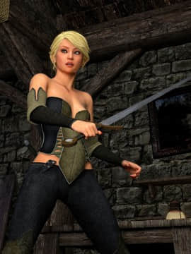 [Hibbli3D] Knight Elayne - The Old Chapel + Treacherous Illusions_C008