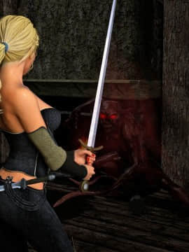 [Hibbli3D] Knight Elayne - The Old Chapel + Treacherous Illusions_C009
