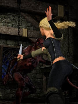 [Hibbli3D] Knight Elayne - The Old Chapel + Treacherous Illusions_C010