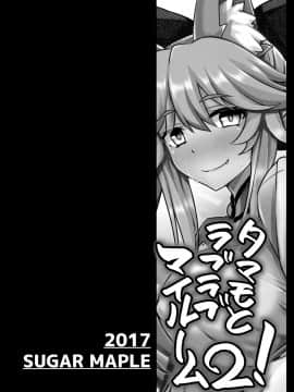 [如月響子汉化组] (サンクリ2017 Winter) [SUGAR MAPLE (ゆのどん)] タマモとラブラブマイルーム2! (Fate/EXTRA)_003
