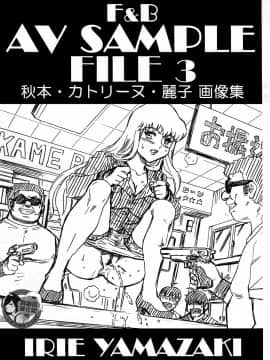 [臭鼬娘漢化組] (C92) [RAT TAIL (IRIE YAMAZAKI)] F＆B AV SAMPLE FILE 3 秋本・カトリーヌ・麗子 画像集 (こちら葛飾区亀有公園前派出所)