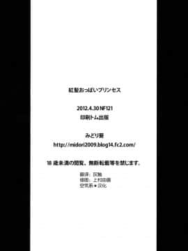 [空気系★汉化] (COMIC1☆6) [NF121 (みどり葵)] 紅髪おっぱいプリンセス (ハイスクールD×D)_018