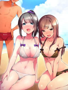 (同人誌) [MC] 誰も俺に気づかない！？水着美女をヤリたい放題、好き放題!_00_1