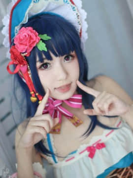 《LoveLive!Sunshine!!》津岛善子甜点女仆觉醒 C O S P L A Y_#津岛善子（划掉）夜羽正片# (5)