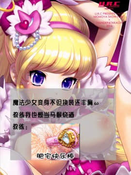 [祈花汉化组]  (C90) [U.R.C(桃屋しょう猫)] 犯ラレルミラクル (魔法つかいプリキュア!)_033