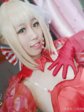 《Fate Extra》Saber红玫瑰礼服 C O S P L A Y_0004