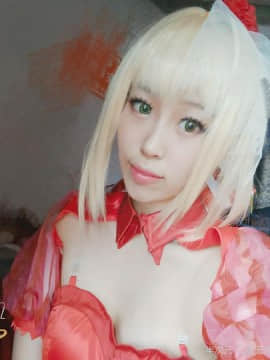 《Fate Extra》Saber红玫瑰礼服 C O S P L A Y_0007