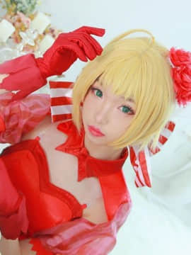 《Fate Extra》Saber红玫瑰礼服 C O S P L A Y_0016