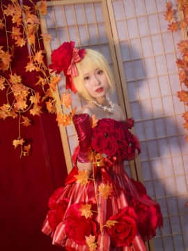 《Fate Extra》Saber红玫瑰礼服 C O S P L A Y_6.2西安曲漫场照 (5)