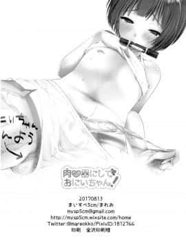 (C92) [まいすぺ5cm (まれお)] 肉〇器にしておにいちゃん! [瑞树汉化组]_029