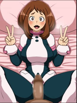 [にっちさんぎょう (ニッチサンギョウ)] もしもあの娘たちがあなたにゾッコンの肉奴隷だったら～ヒー○ーアカデ○ア編～ (僕のヒーローアカデミア)_A-03