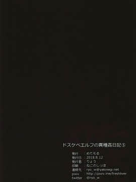 (C94) [めたもる (りょう)] ドスケベエルフの異種姦日記 5_34