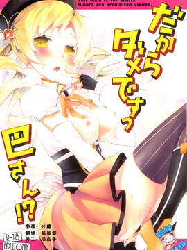 【脸肿汉化组】(C82) [あいんほるん (nio)] だからダメですっ 巴さん!？ (魔法少女まどか☆マギカ)
