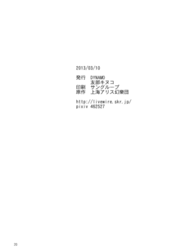[个人糖分汉化](小春小径4) [DYNAMO (友部キヌコ)] 乙女のプライド (東方Project)_20_020