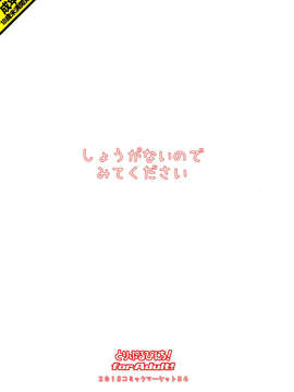 [脸肿汉化组] (C84)[とりぷるぴんち！ (ひかみいずと)] しょうがないのでみてください (オリジナル)_18_999