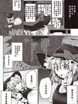 [年糕汉化组](C84) (同人誌) [e☆ALI-aL!（ありえす渡辺）]ノゾミウス～魔理沙の選択～(東方Project)[年糕汉化组]_IMG_0003