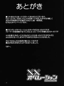 (C84) [+14 (ちゅー太)] ××オペレーション (ビビッドレッド_オペレーション)_21_21