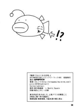 (C84) [キタガワジマ (ヨヒノリ)] 魔界ではよくある日常。 (東方Project) [DL版]_30_image_029