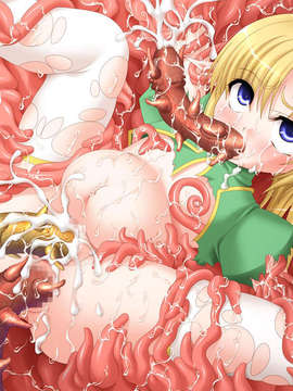 (同人CG集) [目隠し娘] 淫堕の森の少女達 －粘触の餌食－_b05_5
