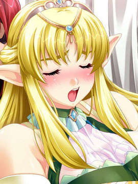 [090227][ルネ]エルフの双子姫 ウィランとアルスラ「私はどうなってもいいから、お姉様には手を出さないで……!」_EV0384