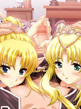 [090227][ルネ]エルフの双子姫 ウィランとアルスラ「私はどうなってもいいから、お姉様には手を出さないで……!」_EV0776