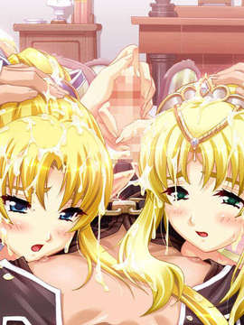 [090227][ルネ]エルフの双子姫 ウィランとアルスラ「私はどうなってもいいから、お姉様には手を出さないで……!」_EV0780