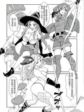 (ふたけっと9.5) [ふるるきゅぷり (北原エイジ)] 股間にキノコ! (ドラゴンズクラウン)[无毒汉化组]_04_002