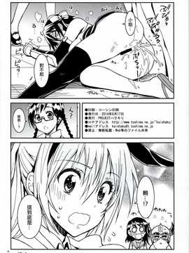 [无毒汉化组](C86) [PROJECTハラキリ (介錯)] ニセニ○コイ4 (ニセコイ)_img017