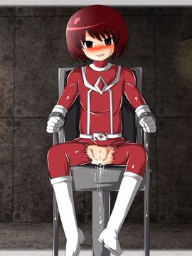 [同人CG][聖クロネコ騎士団]ヒーロー洗脳TV!悪の組織に捕まり公共の電波で公開洗脳される正義の戦士_106