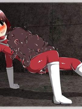 [同人CG][聖クロネコ騎士団]ヒーロー洗脳TV!悪の組織に捕まり公共の電波で公開洗脳される正義の戦士_125