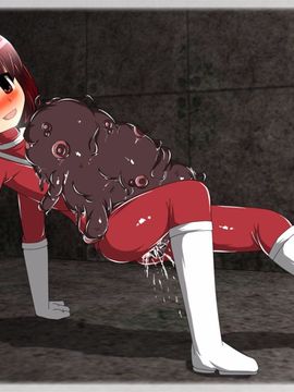 [同人CG][聖クロネコ騎士団]ヒーロー洗脳TV!悪の組織に捕まり公共の電波で公開洗脳される正義の戦士_126