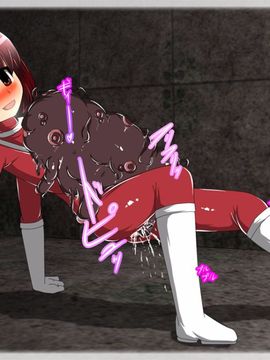 [同人CG][聖クロネコ騎士団]ヒーロー洗脳TV!悪の組織に捕まり公共の電波で公開洗脳される正義の戦士_080