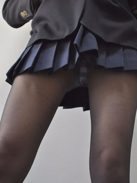 極限レベル☆黒スト脚線美COS_186