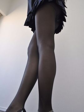 極限レベル☆黒スト脚線美COS_227